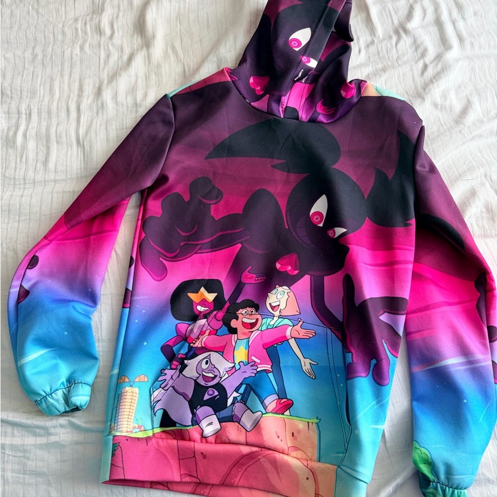 Colorful Kids Steven universe Graphic Hoodie